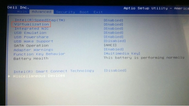 Как включить VT на компьютере или ноутбуке DELL